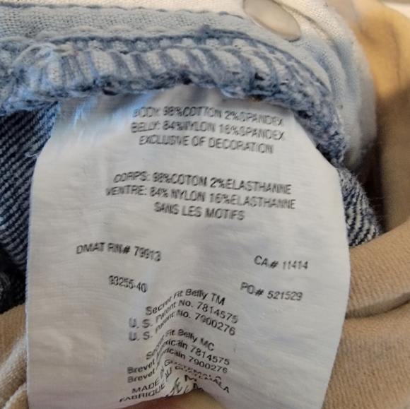 Motherhood Maternity Denim Jeans, Size Medium - Picture 5 of 6